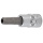 1/4" Stecknuss Bit- Einsatz Innensechskant mit Bohrung 6 mm