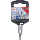 1/4" Stecknuss Bit- Einsatz TS-Profil mit Bohrung...