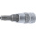 1/4" Stecknuss Bit- Einsatz TS-Profil mit Bohrung für Torx Plus TS25