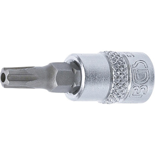 1/4" Stecknuss Bit- Einsatz TS-Profil mit Bohrung für Torx Plus TS27