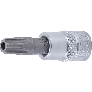 1/4" Stecknuss Bit- Einsatz TS-Profil mit Bohrung für Torx Plus TS40