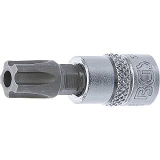 1/4" Stecknuss Bit- Einsatz TS-Profil mit Bohrung für Torx Plus TS50