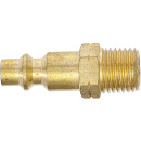 1/4" Druckluft- Stecknippel 6,3 mm Außengewinde USA / Frankreich