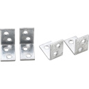 Stuhlwinkel Metallwinkel verzinkt 25 x 25 x 15 mm...