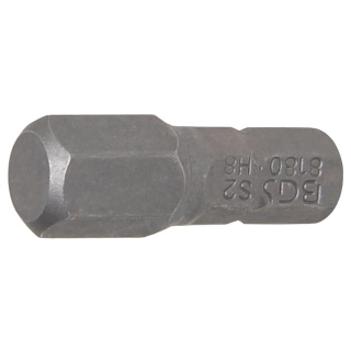 1/4" BGS Bit Innensechskant 8 mm Länge 25 mm Antrieb 6,3mm