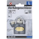 Vorhängeschloss Typ L 38 mm Schloss