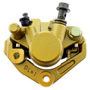 1- Kolben- Bremssattel gold passend vorne für Baotian BT49QT-20A2 Bj. 2009-2012