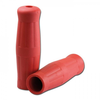 Gummi-Griff "Bobber", rot, geschlossen, 1" Zoll, Länge: 130 mm, Durchmesser 38 mm