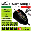 Batterieladegerät BC Smart 5000, 12 Volt, 3 bis 100Ah Aufladung, 15 bis zu 150Ah Erhaltung