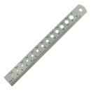 Stahlmaßstab mit Lochlehre Bohrerlehre 150mm...