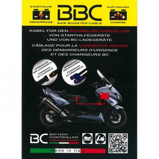 Lade- und Starthilfekabel,  z.B. für BC K1200, (709BBC) BBC Bike Booster Cable