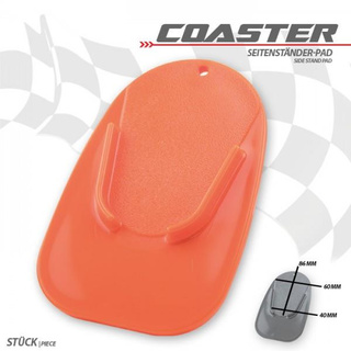 Seitenständer - Pad Coaster, ABS Maße: L 126 x B 85 x H 5 mm