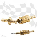 Schnelltrennkupplung Messing 8mm / 5/16" Druck bis...
