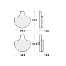TRW Bremsbeläge vorne passend für Harley...