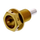 Ölablassschraube Alu gold passend für Kawasaki...