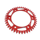 Alu- Kettenrad 43Z rot passend für Honda CBR 900 RR...