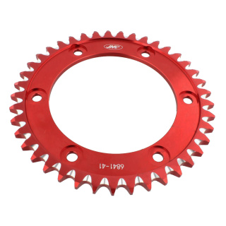 Alu- Kettenrad 41Z rot passend für Honda VTR 1000  Bj. 2000-2006