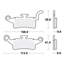 TRW Bremsbeläge passend vorn für Yamaha HW 150...
