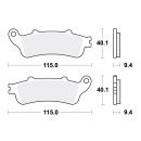 TRW Bremsbeläge passend vorn für Honda FJS 400...
