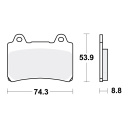TRW Bremsbeläge passend vorn für Yamaha FZ 750...