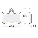 TRW Bremsbeläge passend vorn für Honda CBR 900...