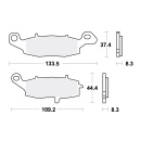 TRW Bremsbeläge passend vorn für Suzuki VZ 1500...