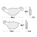 TRW Bremsbeläge passend vorn für Suzuki UK 110...