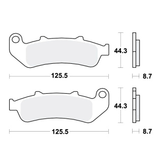 TRW SV Bremsbeläge passend vorn für Honda CBR 1000 F Dual CBS  Bj. 1993-2000