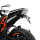 Kennzeichenhalter für KTM 125 / 390 Duke 2017-18 verstellbar schwarz inkl. Reflektorhalter