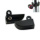 CNC Blinkerhalter- Set schwarz Paar geeignet für Blinker mit 8 mm Gewinde