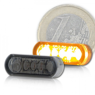 LED- Einbaublinker Set Heat getönt Paar Maße: B 21,5 x H 8,5 mm E-geprüft