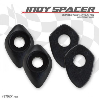 Indy Spacer schwarz ABS 2 x innen 2 x aussen für Ducati Monster 696 796 1100 EVO