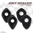 Indy Spacer schwarz ABS 2 x innen 2 x aussen für...