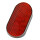 Gabel Reflektor rot abgerundet 62,5 x 32 mm selbstklebend E-geprüft Motorrad