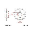 Ritzel 19Z - 428 GROBVERZ 4 INNEND 18/20 für...