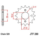 Ritzel 13Z - 520 Feinverz. Innen Ø 18,5/22...