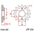 Ritzel 15Z - 525 Feinverz. Innen Ø 24/28,7...