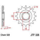 Ritzel 14Z - 520 Feinverz. Innen Ø 18/20 für...