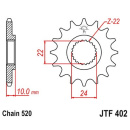 Ritzel 13Z - 520 Feinverz. Innen Ø 22/24 für...