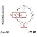 Ritzel 15Z - 525 Grobverz. 5 Innen Ø 18/22...