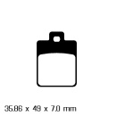 EBC Bremsbeläge vorn für Vespa PX 125 DT  Bj....