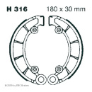 EBC Bremsbacken -H 316 für Honda Motorrad