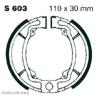 EBC Bremsbacken -S 603 für Suzuki Motorrad