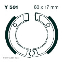 EBC Bremsbacken -Y 501 für Yamaha Motorrad