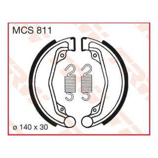 TRW / Lucas Bremsbacken MCS811 für Honda CB200 CB250 CL250 XL500