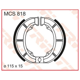 TRW / Lucas Bremsbacken MCS818 für Aprilia Motorrad