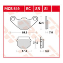 Scheibenbremsbeläge MCB519EC für Kawasaki Motorrad