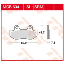 Scheibenbremsbeläge MCB534SI für Honda Motorrad