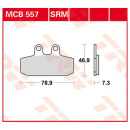 Scheibenbremsbeläge MCB557 für Aprilia Motorrad