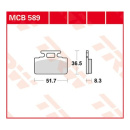 Scheibenbremsbeläge MCB589 für Honda Motorrad